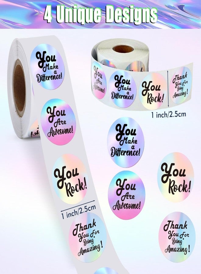 Tedux 1000 Pcs 1 Inch Motivational Stickers, Good Job Sticker in 4 Designs Styles, Reward Stickers for Kids Students Graduation Nurse - Image 5